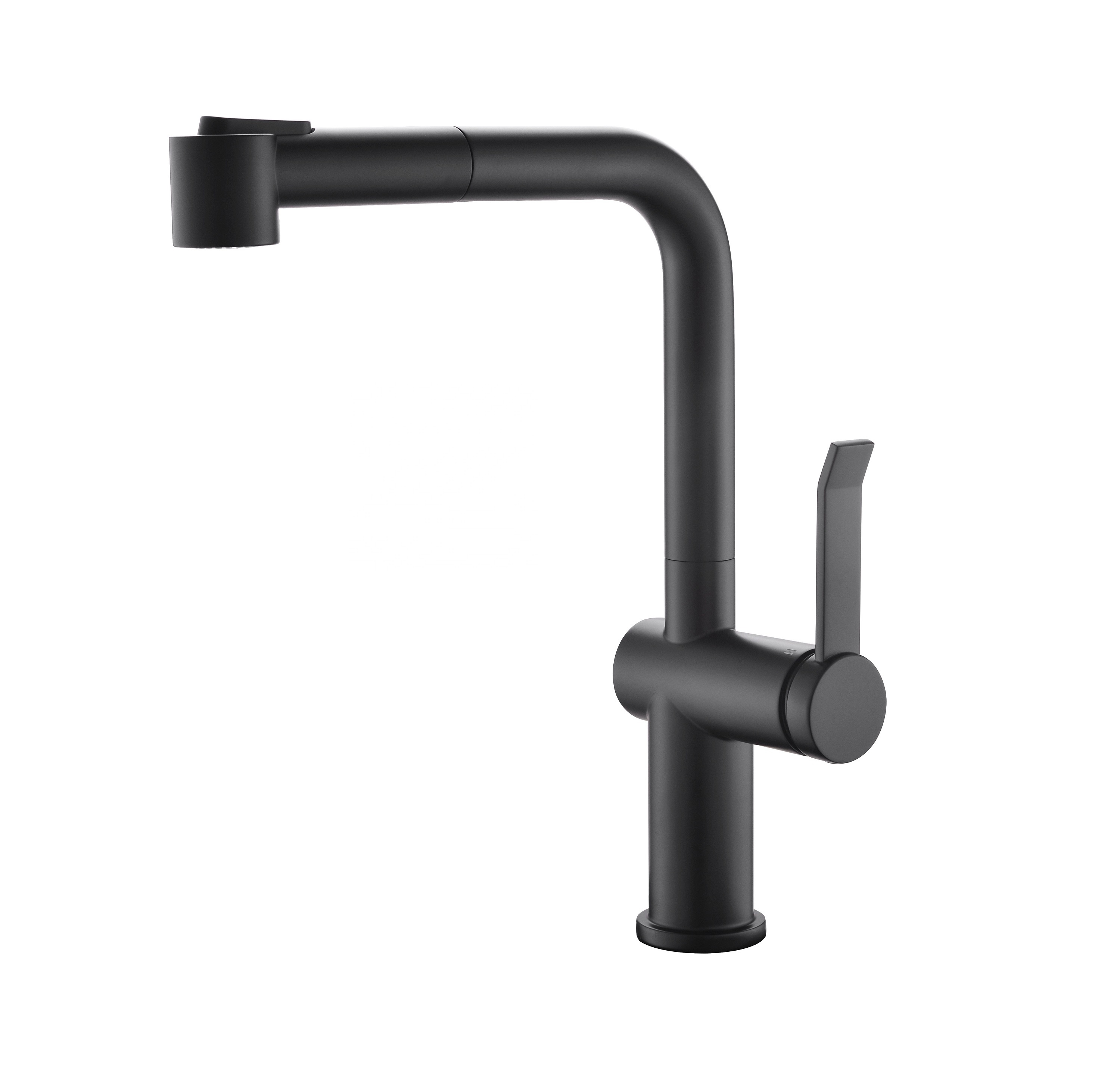 APS251-MB Torneira de cozinha com torneira de spray inoxidável 304 preto fosco torneira de cozinha